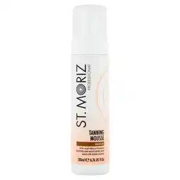 Tesco St moriz professional mousse medium 200ml offer