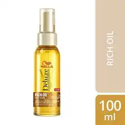 Tesco Wella deluxe rich oil 100ml offer