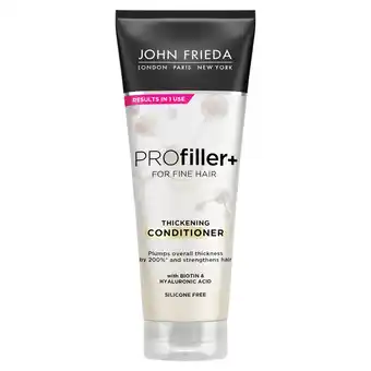 Tesco John frieda profiller+ thickening conditioner 250ml offer