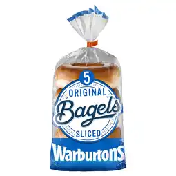 Morrisons Warburtons plain bagels offer