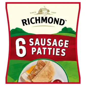 Morrisons Richmond 6 sausage patties offer