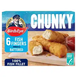 Morrisons Birds eye 6 crispy battered fish fingers offer