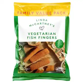 Morrisons Linda mccartney's vegetarian fish fingers offer
