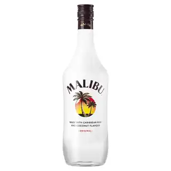 Morrisons Malibu original caribbean white rum with coconut flavour offer