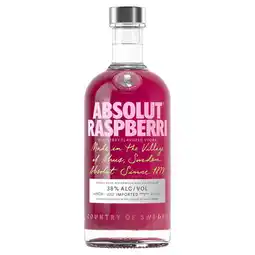 Morrisons Absolut raspberri flavoured swedish vodka offer