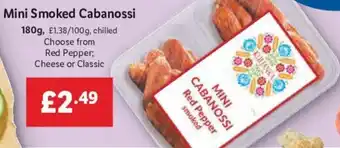 Lidl Mini Smoked Cabanossi 180g offer