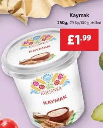 Lidl Kaymak 250g offer