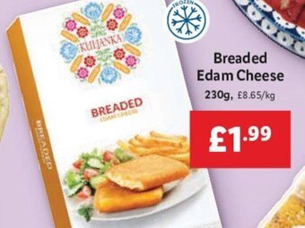 Lidl Breaded Edam Cheese 230g offer