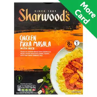 Morrisons Sharwood's chicken tikka masala with rice offer