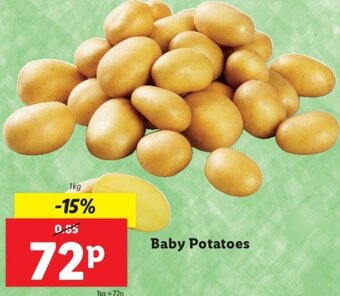 Lidl Baby Potatoes 1kg offer