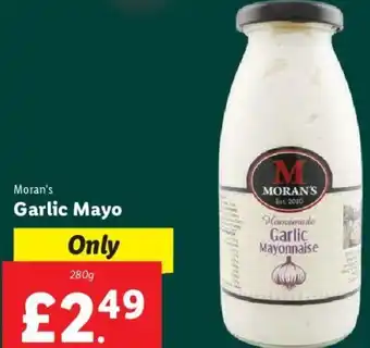 Lidl Moran's Garlic Mayo 280 g offer