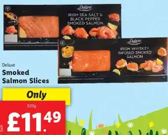 Lidl Deluxe Smoked Salmon Slices 320g offer