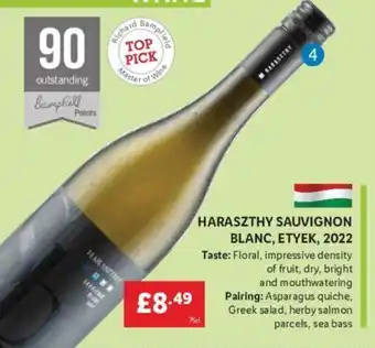 Lidl Haraszthy Sauvignon Blanc, Etyek, 2022 offer