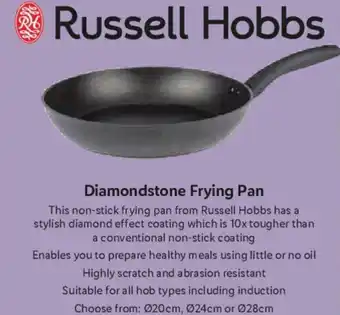 Lidl Russell Hobbs Diamondstone Frying Pan ø 24cm offer