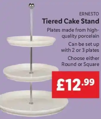 Lidl Ernesto Tiered Cake Stand offer
