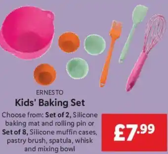 Lidl Ernesto Kids' Baking Set offer