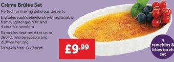 Lidl Crème Brûlée Set offer