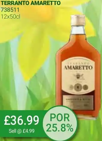 Bestway Terranto Amaretto 12 x 50cl offer