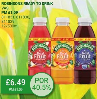 Bestway Robinsons Ready To Drink offer