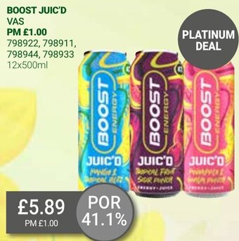 Bestway Boost Juic'd 12x500ml offer