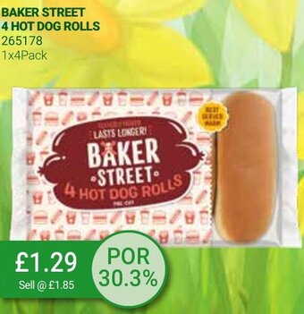 Bestway Baker Street 4 Hot Dog Rolls 1x4Pack offer