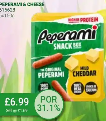 Bestway Peperami & Cheese 6 x 150g offer