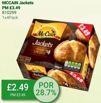 Bestway McCain Jackets 1x4Pack offer