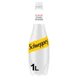 Tesco Schweppes slimline tonic water 1 litre offer