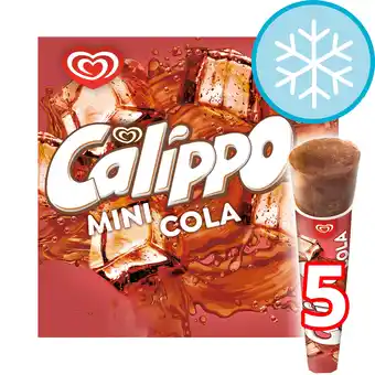 Tesco Calippo cola ice lollies 5 x 80ml offer