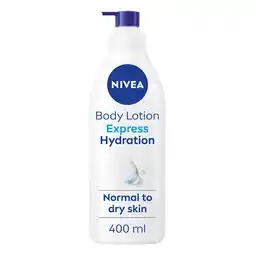 Tesco Nivea body express hydration lotion 400ml offer