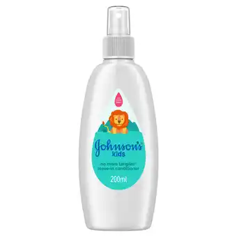 Tesco Johnson's kids no more tangles conditioner spray 200ml offer
