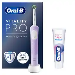 Tesco Oral-b pro electric toothbrush & toothpaste 75ml offer