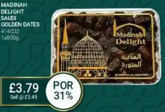 Bestway Madinah Delight Saudi Golden Dates 1x800g offer