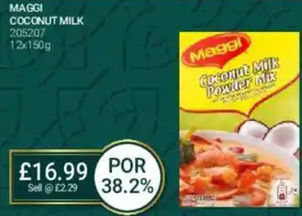 Bestway Maggi Coconut Milk 12x150g offer