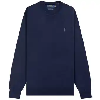 Pockets Ralph lauren polo 'crew neck' merino knit blue offer