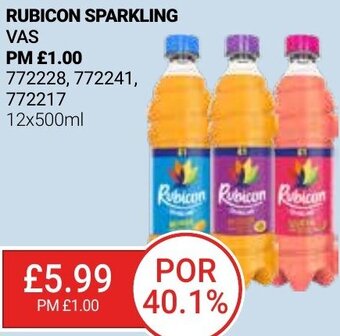 Bestway Rubicon Sparkling 12x500ml offer