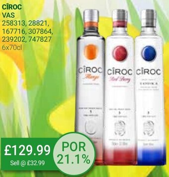 Bestway Cîroc 6x70cl offer
