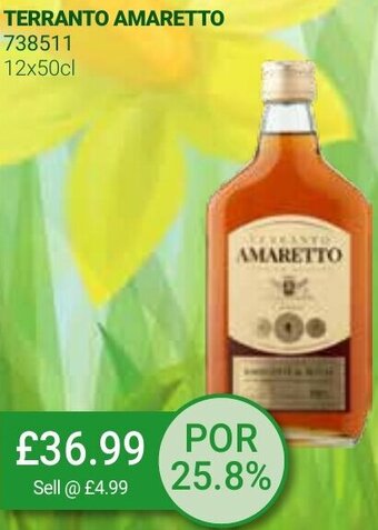 Bestway Terranto amaretto 12x50cl offer