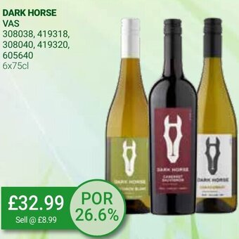 Bestway Dark Horse 6x75cl offer