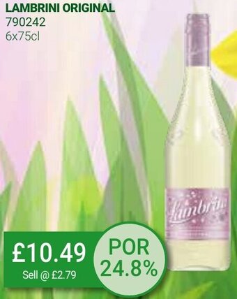 Bestway Lambrini Original 6x75cl offer