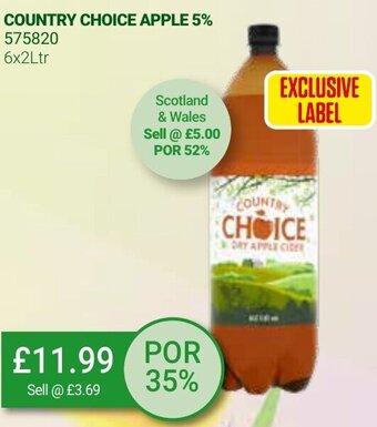 Bestway Country Choice Apple 5% 6x2Ltr offer