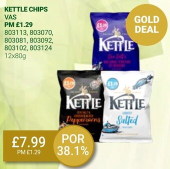 Bestway Kettle Chips 12x80g offer