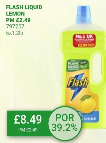 Bestway Flash Liquid Lemon 6x1.2Ltr offer