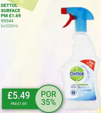 Bestway Dettol Surface 6x500ml offer