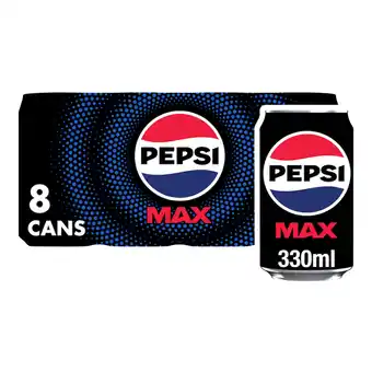 Tesco Pepsi max 8x330ml offer