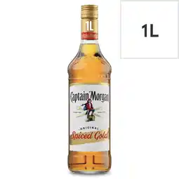 Tesco Captain morgan original spiced gold 1 litre offer