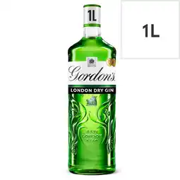 Tesco Gordon's special dry london gin 1 litre offer