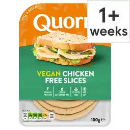 Tesco Quorn vegan chicken free slices 100g offer