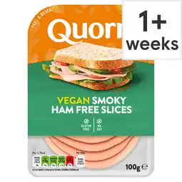 Tesco Quorn vegan smoky ham free slice 100g offer