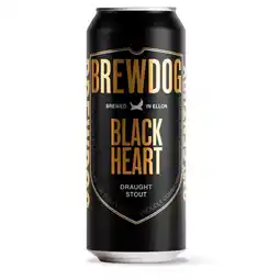 Tesco Brewdog black heart stout 440ml offer